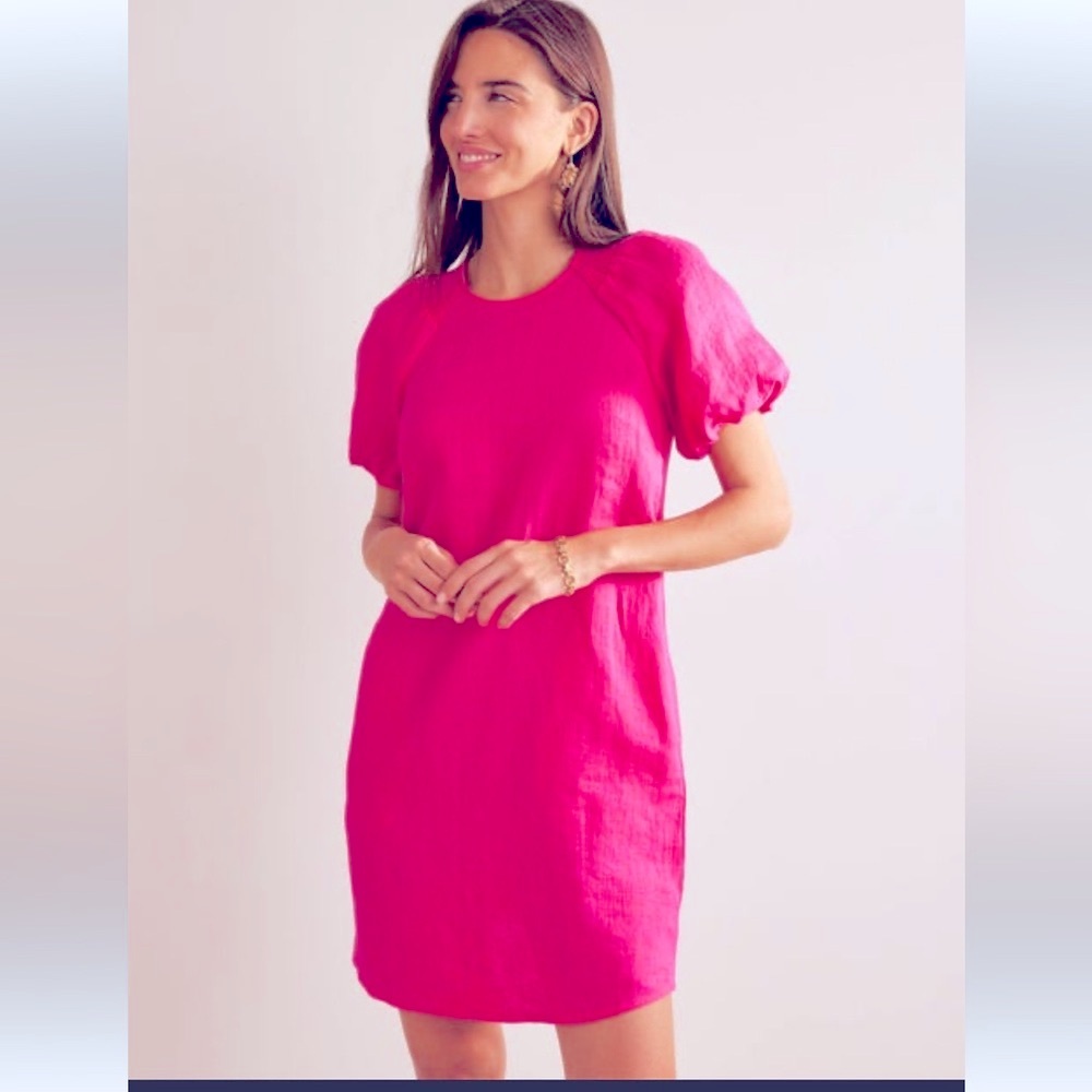 🎉HP🎉NWT Boden Sleeve Detail Linen Dress